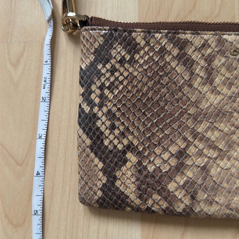 COACH crossbody in python embossed leather wallet - Picture 3 of 8